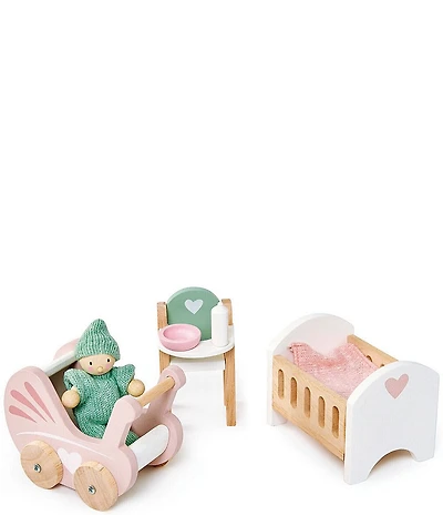 Tender Leaf Toys Dollhouse Nursery Set