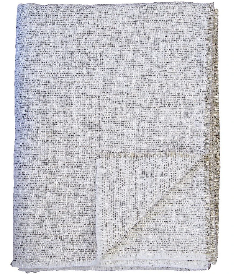 The Art of Home from Ann Gish Macau Raw-Edge Throw