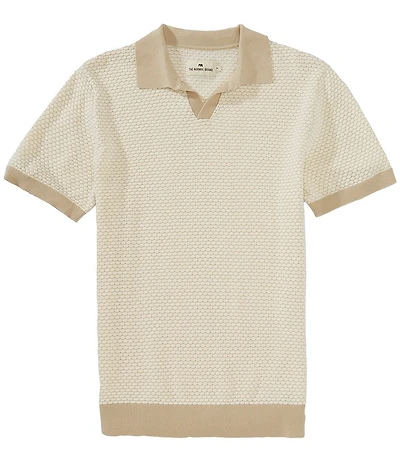 The Normal Brand Robles Short Sleeve Knit Polo Shirt