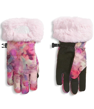 The North Face Big Girls Flare Print Shasta Gloves