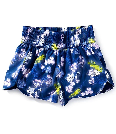 The North Face Little/Big Girls Never Stop Moving Floral-Printed Shorts