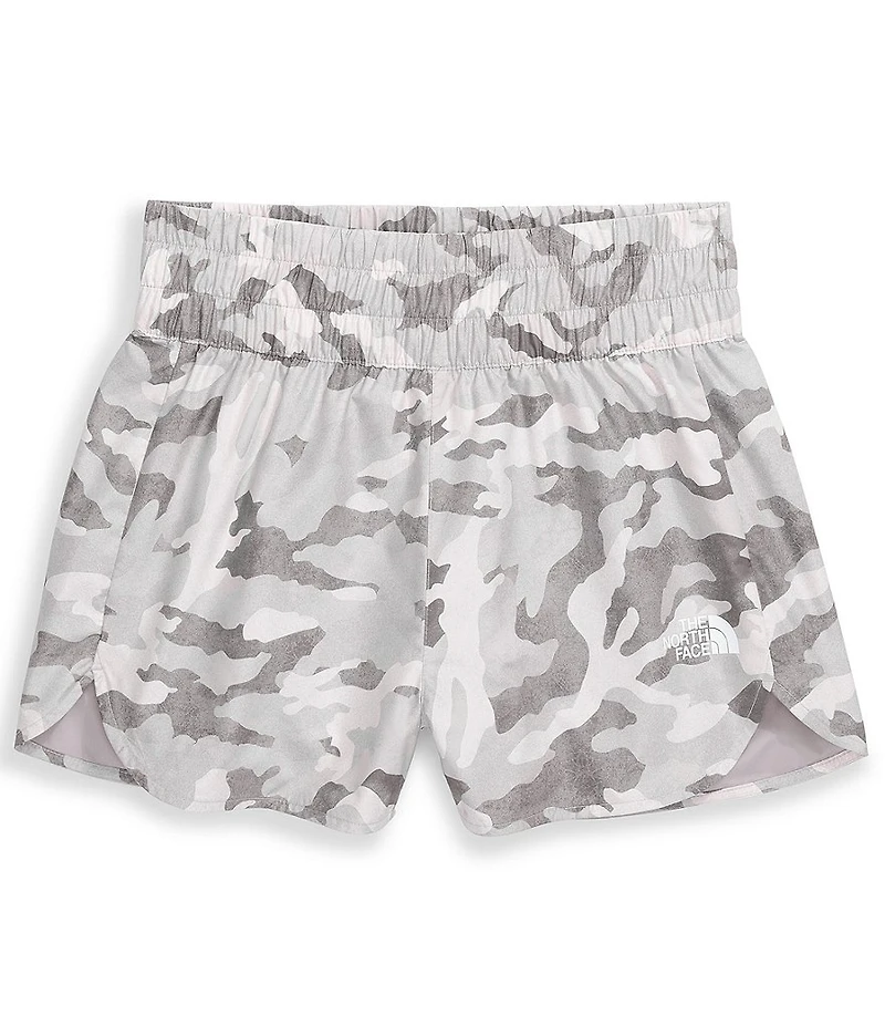 The North Face Little/Big Girls Long Sleeve Class V Pathfinder Camouflage Printed Shorts