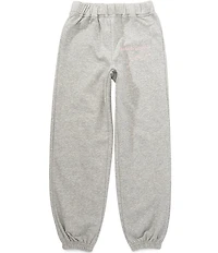 Theme NYC Big Girls Jessi Embroidery Detail French Terry Jogger Pants