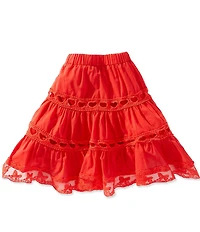 Theme NYC Girls Sofia Hearts And Bows Lace Mini Skirt
