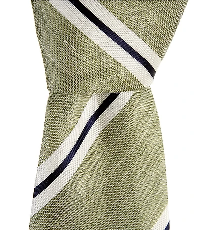 Thomas Pink Lovell Stripe 3.25#double; Silk Tie