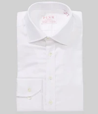 Thomas Pink Tailored Fit Spread Collar Dress Shirt