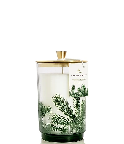 Thymes Frasier Fir Large Pine Needle Luminary, 16 oz.
