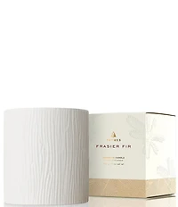 Thymes Frasier Fir Medium Gilded Wood Grain Ceramic Poured Candle