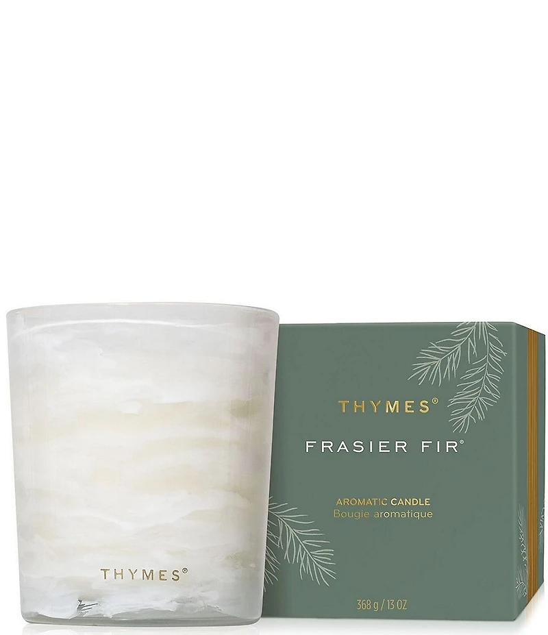 Thymes Frasier Fir Tidings Poured Candle, 13 oz.