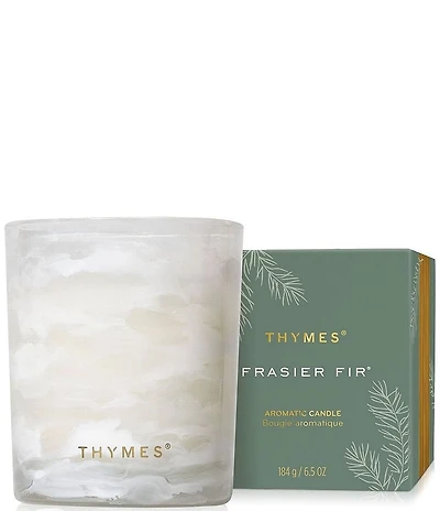 Thymes Frasier Fir Tidings Poured Candle, 6.5 oz