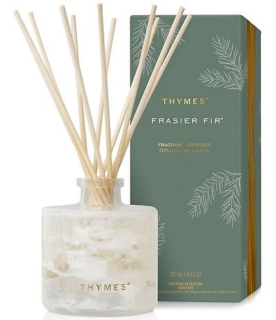 Thymes Frasier Fir Tidings Reed Diffuser, 4 oz.