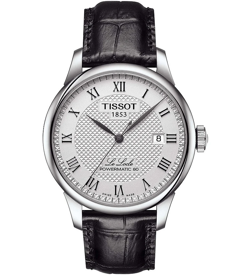 Tissot Le Locle Powermatic 80 Leather Strap Watch