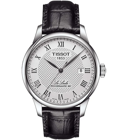 Tissot Le Locle Powermatic 80 Leather Strap Watch