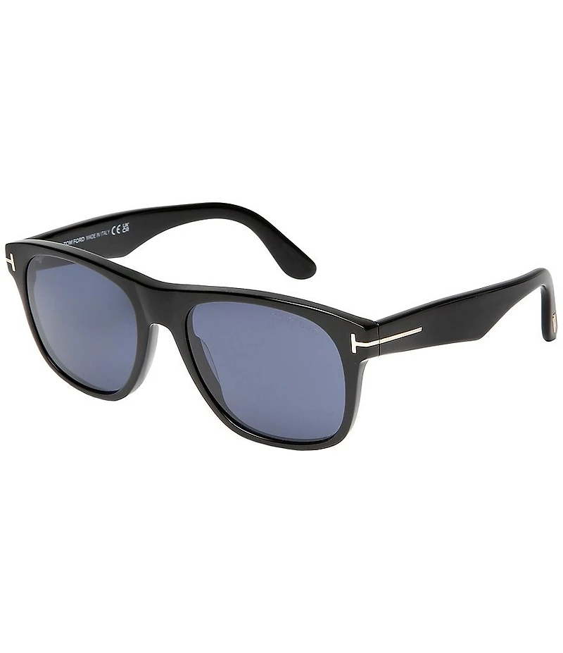 TOM FORD Men's Marlon 55mm Square Sunglasses