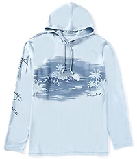Tommy Bahama Big & Tall Azul Haze Lux Hoodie T-Shirt