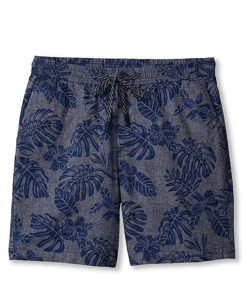 Tommy Bahama Big & Tall Azule Linen 10#double; Inseam and 11#double; Inseam Shorts