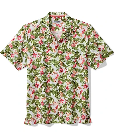 Tommy Bahama Big & Tall Bahama Coast Wild Grove Short Sleeve Woven Camp Shirt