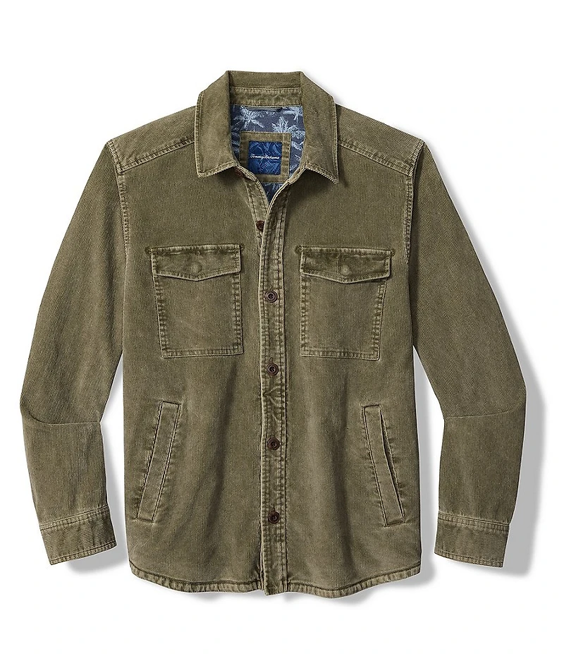 Tommy Bahama Big & Tall Camden Cord Shirt Jacket