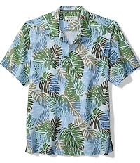 Tommy Bahama Big & Tall Coastal Ease Jade Jungle Short Sleeve Woven Camp Shirt