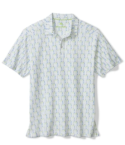 Tommy Bahama Big & Tall Emfielder Caddy's And Cocktails Polo Shirt