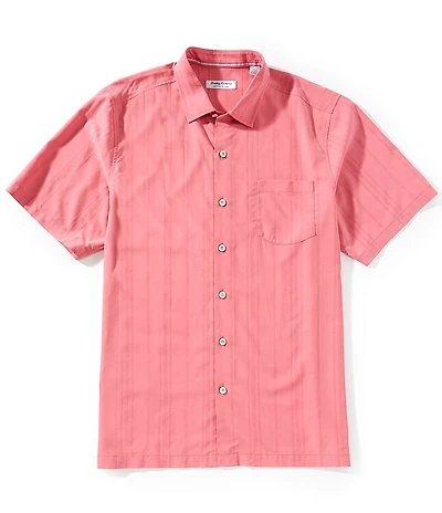 Tommy Bahama Big & Tall IslandZone Coconut Point Corso Vines Short Sleeve Woven Shirt