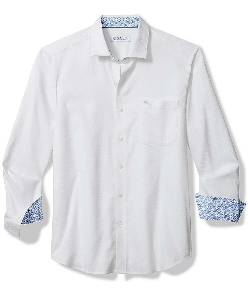 Tommy Bahama Big & Tall IslandZone Sarasota Stretch Ventura Coast Long Sleeve Woven Shirt