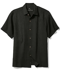 Tommy Bahama Big & Tall Maui Border Short Sleeve Woven Shirt