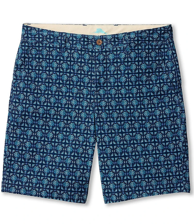 Tommy Bahama Boracay Palm Press 9#double; Inseam Shorts