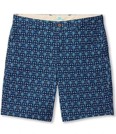 Tommy Bahama Boracay Palm Press 9#double; Inseam Shorts