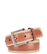 Tommy Bahama Canvas Leather Overlay Casual Belt