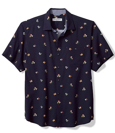 Tommy Bahama Nova Wave Merry Cocktails Short Sleeve Woven Shirt