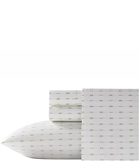 Tommy Bahama Pineapple Pinstripe Stonewashed 200-Thread-Count Cotton Percale Sheet Set