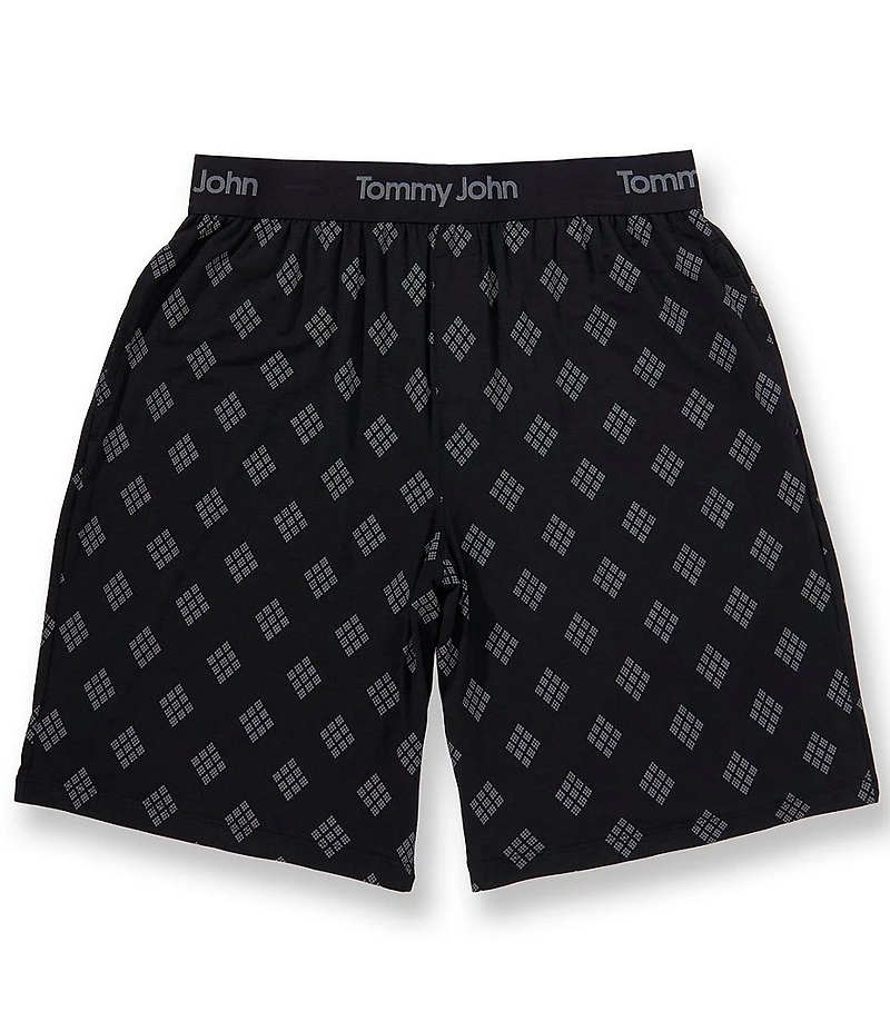 Tommy John Second Skin Geometric Square Sleep Shorts
