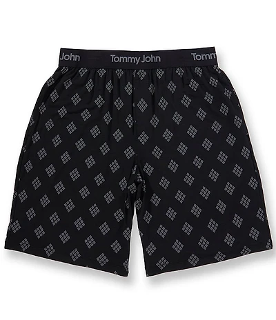 Tommy John Second Skin Geometric Square Sleep Shorts