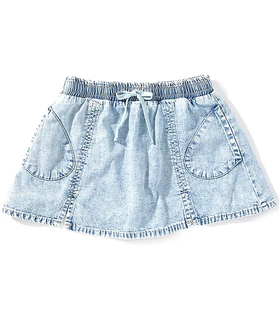 Tractr Big Girls Patch Pocket Pull On Skort