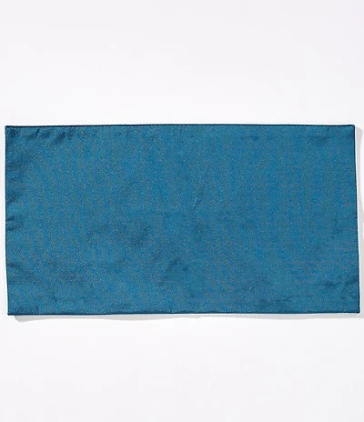 Tre Vero Solid Blue Perfect Pocket Square