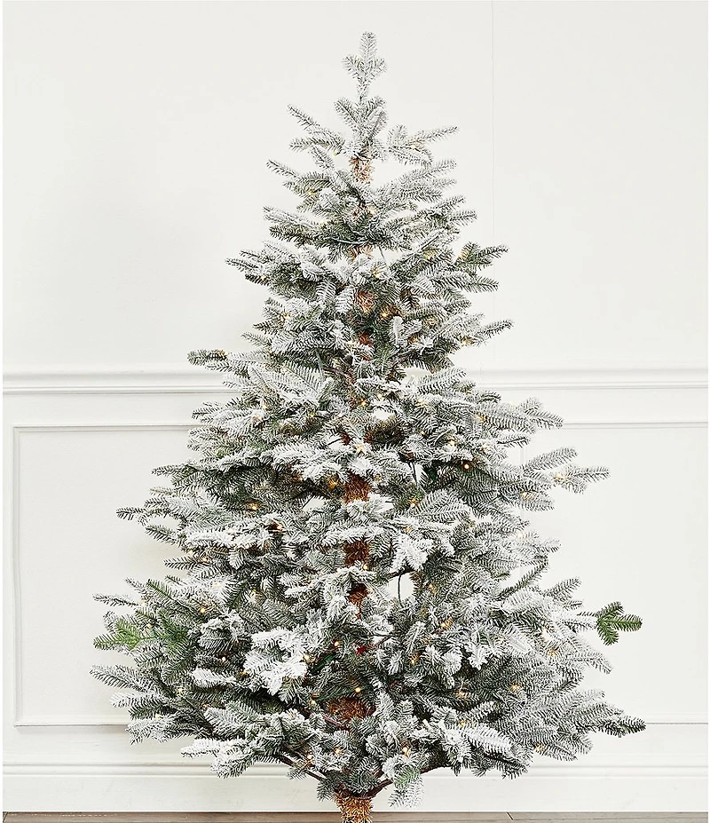 Trimsetter 5.5-ft. Flocked Himalayan Fir LED Pre-Lit Christmas Tree