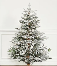 Trimsetter 5.5-ft. Flocked Himalayan Fir LED Pre-Lit Christmas Tree