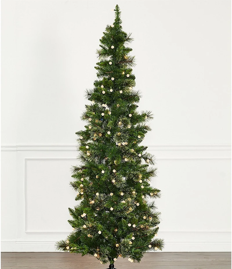 Trimsetter 7-ft. Slim Austrian Pine LED Pre-Lit Christmas Tree