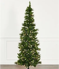 Trimsetter 7-ft. Slim Austrian Pine LED Pre-Lit Christmas Tree