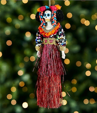 Trimsetter Feliz Navidad Collection Dia De Los Muertos Female Skeleton Ornament