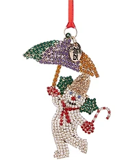 Trimsetter Mr. Bingle Collection 2025 Dated Mr. Bingle Mardi Gras Umbrella Ornament