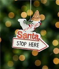 Trimsetter Mr. Bingle Collection Mr. Bingle Santa Stop Here Ornament