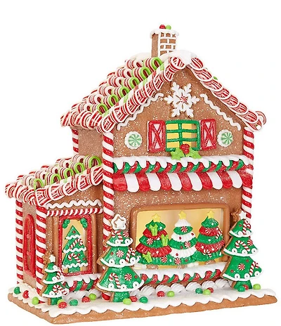 Trimsetter Santa Claus Lane Collection Frosted Gingerbread Christmas Tree Store