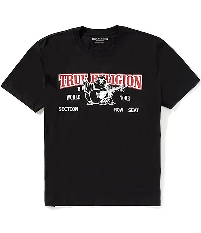 True Religion Buddha Arch Logo Short Sleeve T-Shirt