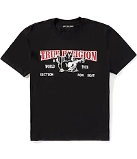 True Religion Buddha Arch Logo Short Sleeve T-Shirt