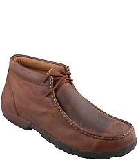 Twisted X Men's Driving Leather Moc Toe Chukka Boots