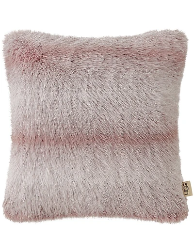 UGG Clyde Faux-Fur Ombre Design Decorative Throw Square Pillow