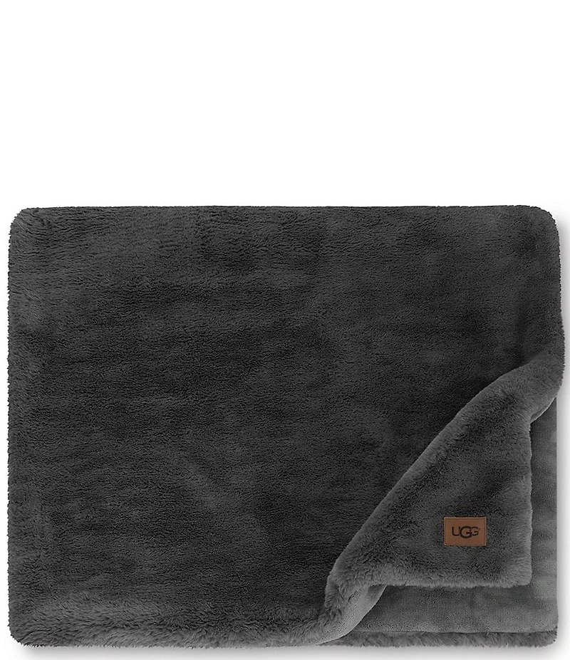 UGG Euphoria Heavy Faux-Fur Throw Blanket