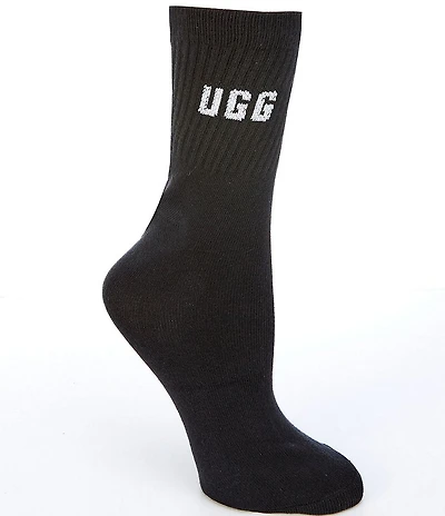 UGG Quinlin Logo Quarter Socks, 2 Pack